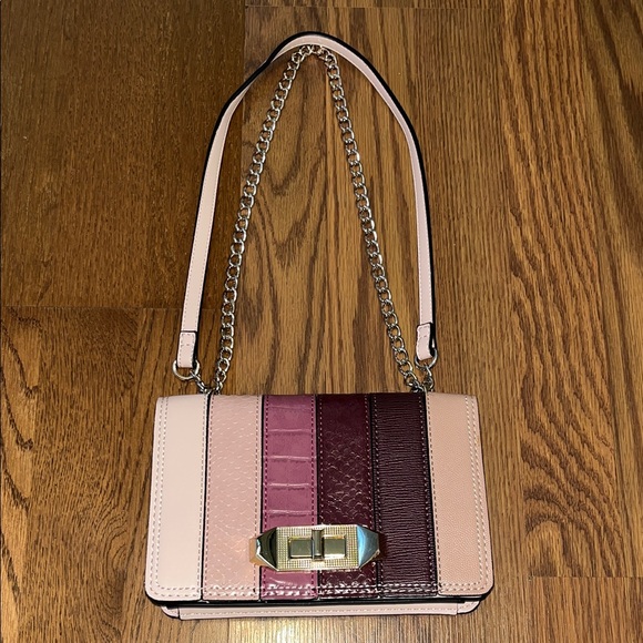 Aldo Handbags - Aldo Pink and Burgundy Shoulder/Crossbody Bag. Like new!